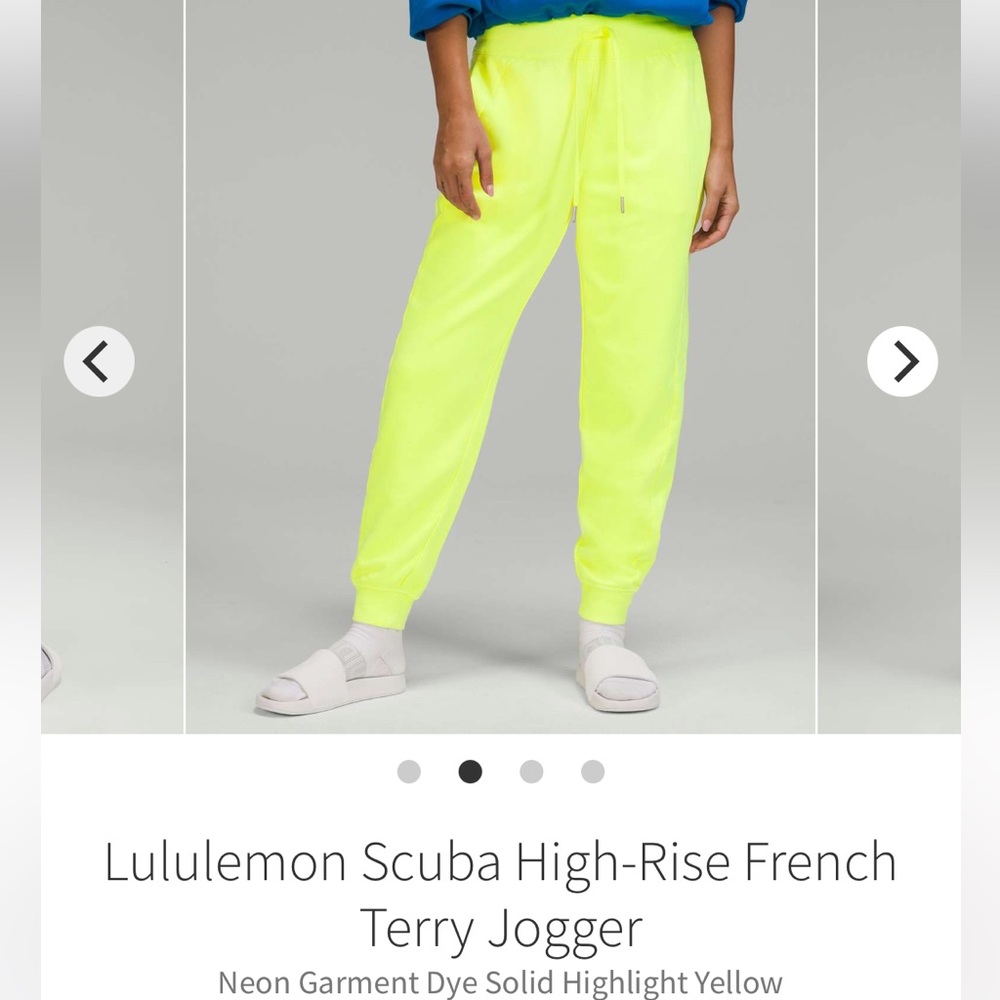 Lululemon Scuba High-Rise French Terry Jogger